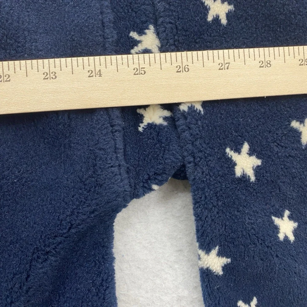 VTG Bear Ridge Outfitters USA Fleece Jacket Adult L USA Made Stars Big Flag 90s - Picture 3 of 10